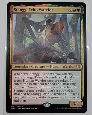 Stangg, Echo Warrior R MTG Commander: Dominaria United, English | eBay