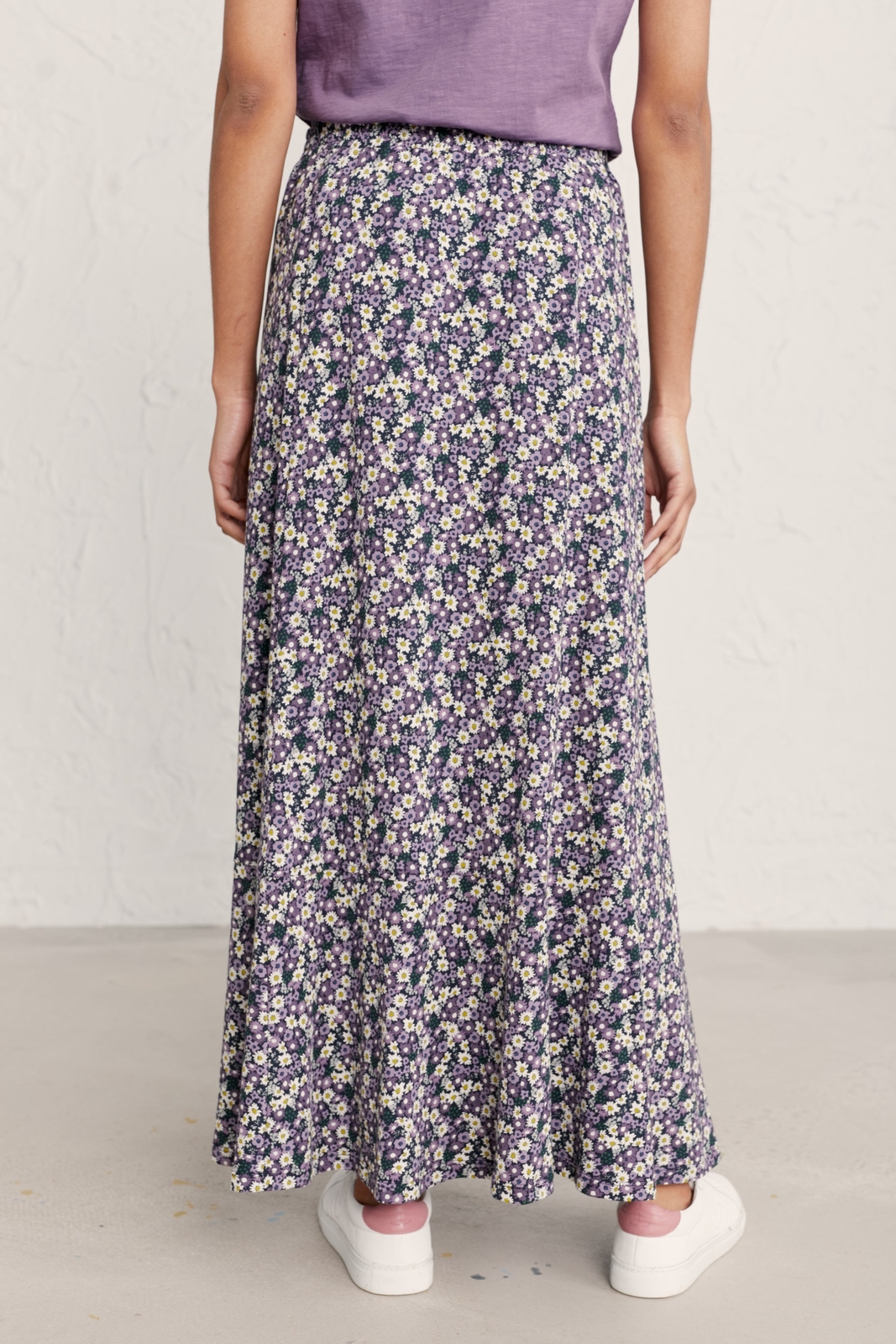 Seasalt Women's Skirt navy Guiding Light Maxi Skirt Regular Posy