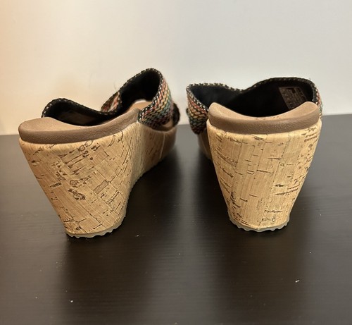 Skechers Beverlee Rainbow Cross Strap Woven Wedges Größe 9 Stil 38554 - Bild 5 von 8