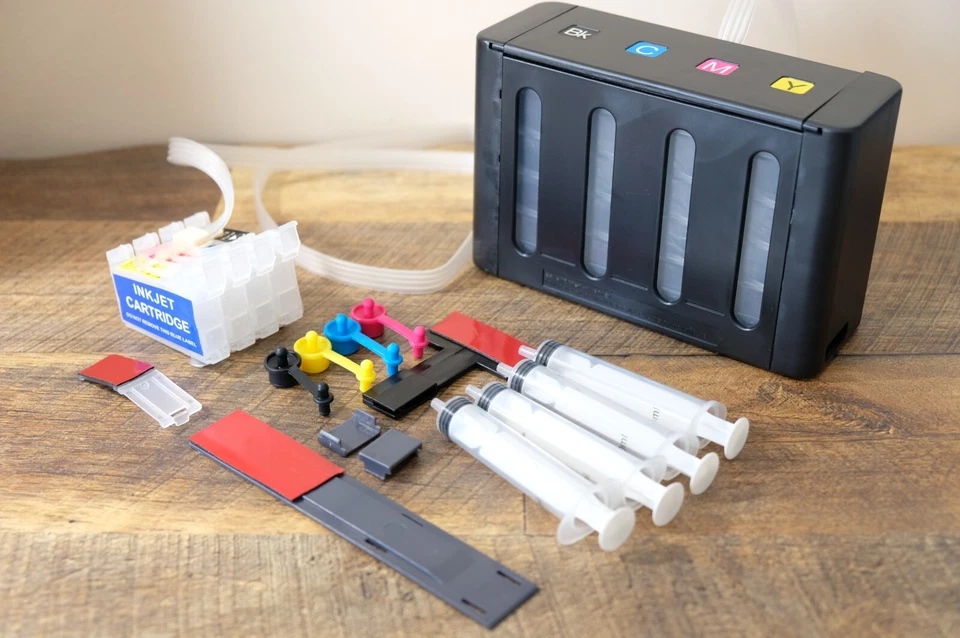 ECOPRO Compatible CHIPLESS CIS Continuous Ink System For Epson XP4105 WF2850 - Image 2 of 4