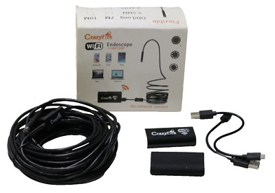 10M WiFi Endoskop,CrazyFire Kabellos iPhone Endoskopkamera 720P HD 2,0 Megapixel