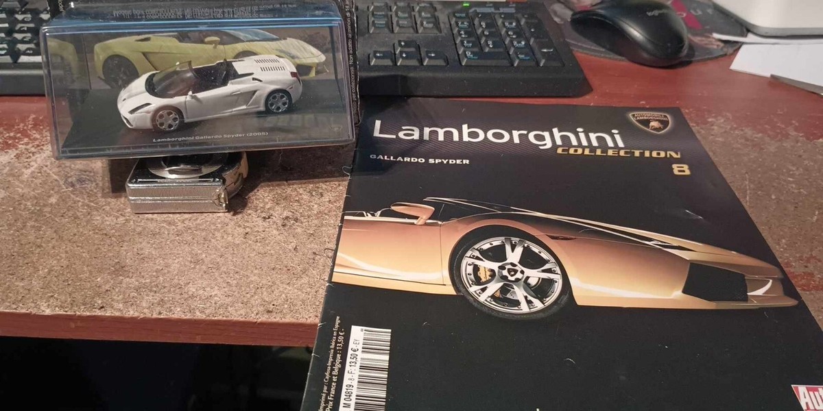 1:43 hachette lamborghini gallardo spyder 2005 + booklet | eBay
