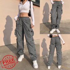 ON SALE  Cargo Joggers Pants Multiple Pockets Baggy Loose Casual Trousers