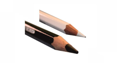 Stabilo Fettstift set schwarz und weiß abwaschbar