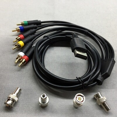 RGBS/RGB Cable Replacement Color Monitor Component Cable for Sega DC128 With BNC
