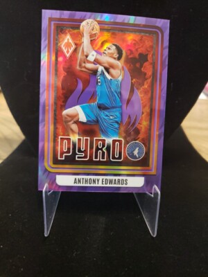 2023-24 Panini Phoenix - Pyro #3 Anthony Edwards PURPLE /75