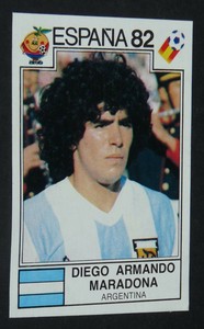Police rookie #176 diego maradona argentina panini España ...