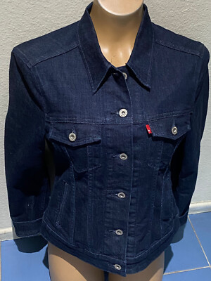 Levi Strauss Levi's Women's Sz S Cropped Denim Blue Jean Jacket