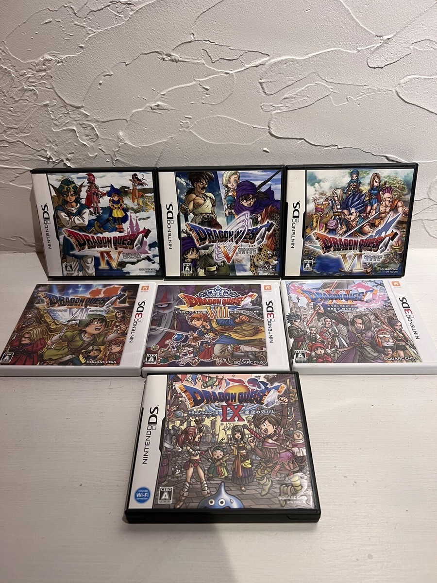Nintendo DS Dragon Quest 4 5 6 9 & 3DS 7 8 11 7Games Set Nintendo DS Dragon Quest 4 5 6 9 & 3DS 7 8 11 7Games Set