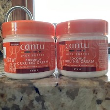 TWO Cantu Shea Butter Coconut Curling Cream 2 oz BRAND NEW