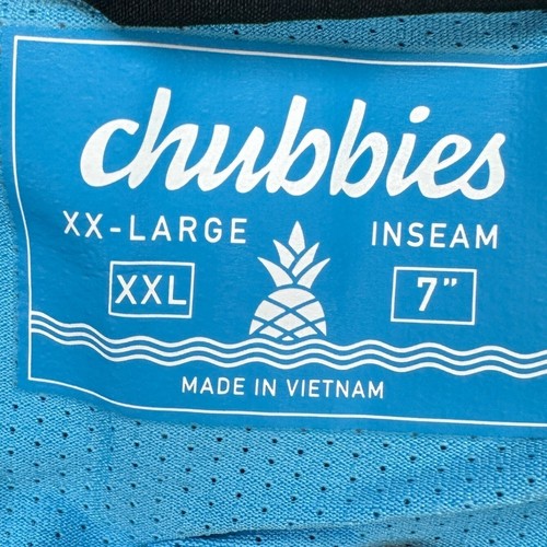 Chubbies The Beach Essentials Mens Swim Trunks 2XL Black Lined Board Shorts NEW - Picture 4 of 9
