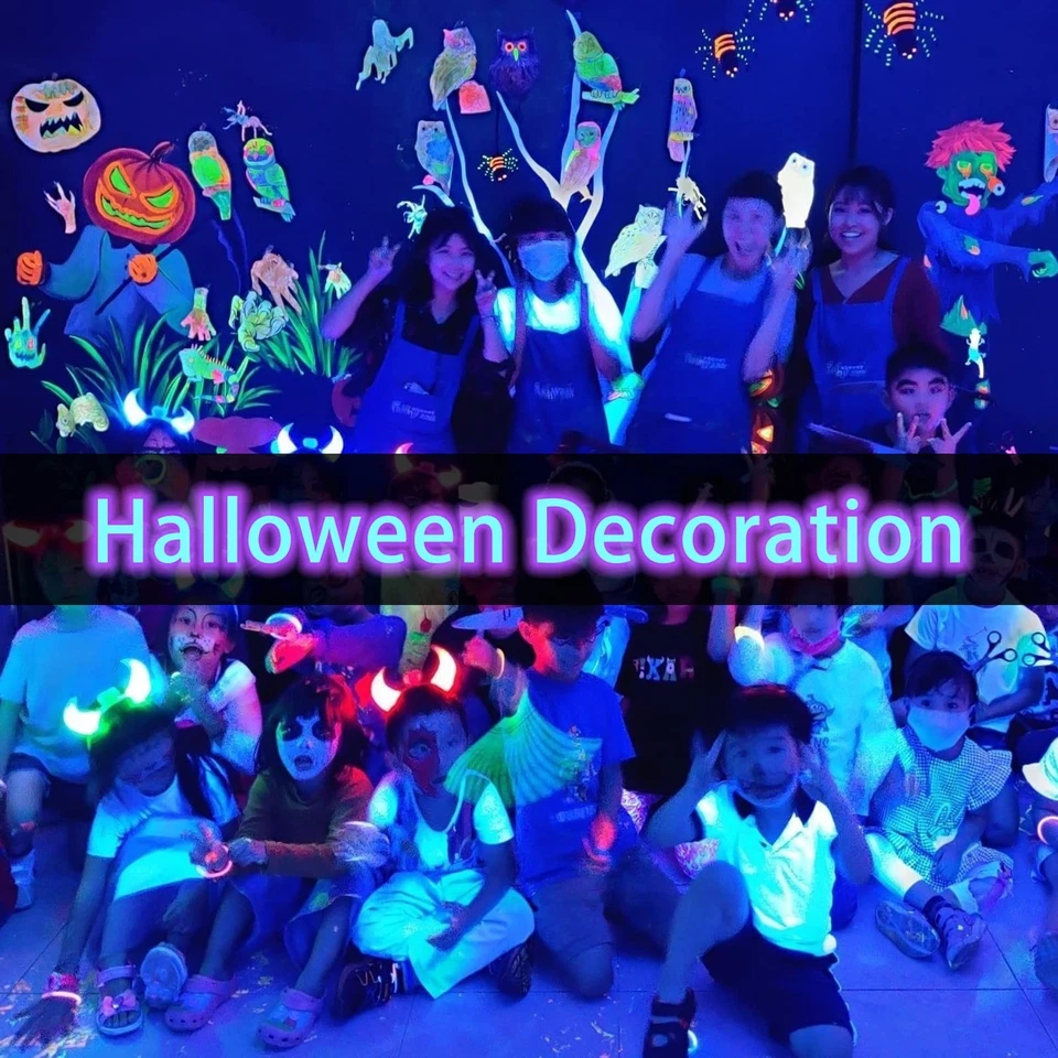 PAR38 Halloween LED Black Light Bulbs 2 Pack,E26 Base 20W(200W Equivalent) Bl... - Image 4 of 4