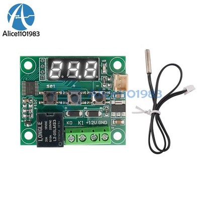 W1209 DC 5V Thermostat Temperature Thermometer Control Switch NTC 10K Sensor #cv