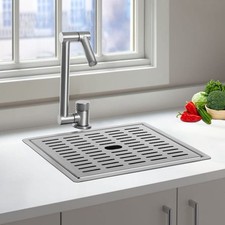 Sink Undermount Bar Sink Rectangular Kitchen Sink Stainless Steel Flushmount