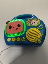 COCOMELON MY 1ST SING ALONG TODDLER BOOMBOX W/ BUILT IN MICROPHONE-18MO TESTED