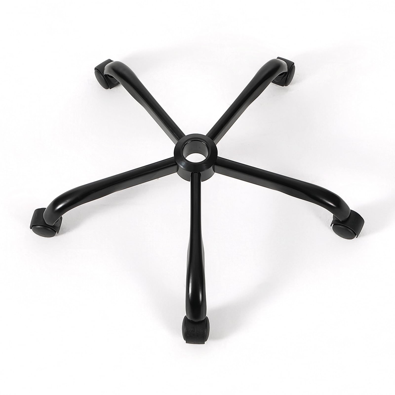 Base With 5 Casters, Reinforced Metal Chair F...