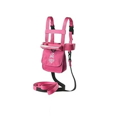  Ski and Snowboard Training Harness - Learn to Ski - Shock Absorbing Pink