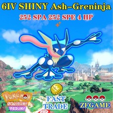   POKEMON 6IV NORMAL Ash-Greninja  EVS   SCARLET and VIOLET  Online delivery