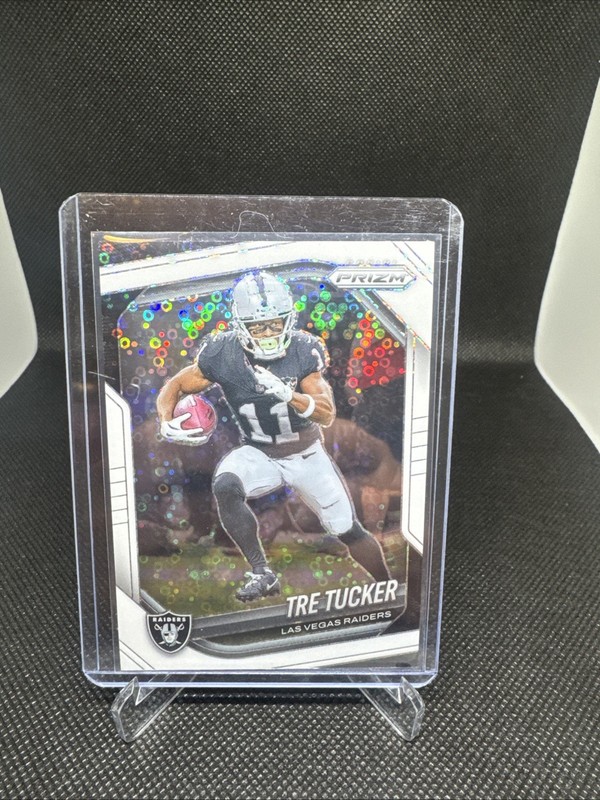 2025 Panini Football Prizm Tre Tucker White Disco #162 Las Vegas Raiders