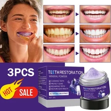 Dental Restoration Mineral Powder, Mineral Tooth Powder, Teeth Whitening 50g