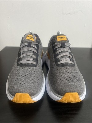 HOKA ONE ONE Elevon Running Shoes Gray Orange 1019267 NIAL Men s US Size 8.5M