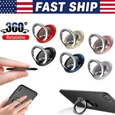 Finger Ring Holder Stand Grip 360 Rotating For Cell Phone Car Magnetic Mount Lot