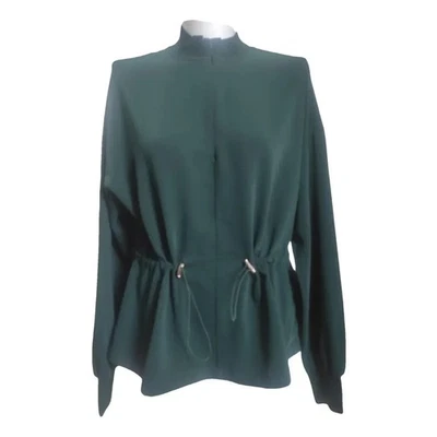 Haut chemisier vert manches longues TED BAKER TAILLE 2 - Photo 1/4
