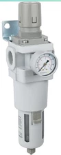 PneumaticPlus Compressed Air Particulate Filter Regulator 3/4" NPT SAW600-N06BDG