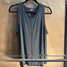 Women's Sleeveless Tank Top Black Size L