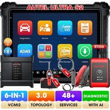 2025 Autel MaxiSYS Ultra S2 AI Diagnostic Scanner Tool VCMI2, Topology 3.0, ADAS