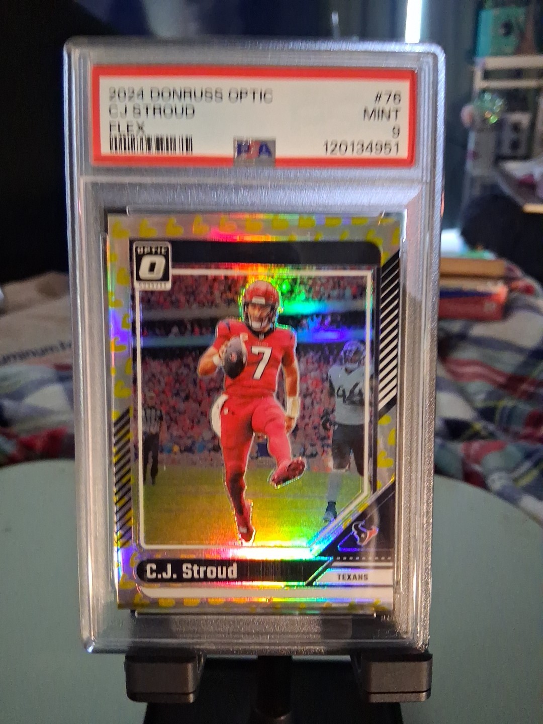 2024 Panini Donruss Optic - C.J. Stroud #76 Flex Prizm /149