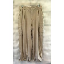 GapFit High Rise Runaround Cargo Joggers Moonstone Lrg 875070