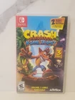 Crash Bandicoot N. Sane Trilogy insane 3 games - Nintendo Switch - BRAND NEW
