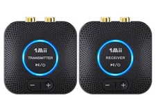 1Mii 2.4GHz Wireless Audio Transmitter Receiver Set for TV, 260Ft/80M Long Range