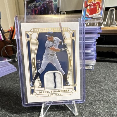 Panini 2025 National Treasures Material Treasures Darryl Strawberry MT-DS /99