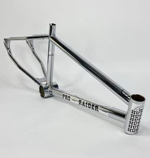 1984 HUTCH Pro Raider Frame Chrome Original Old School BMX Racing Vintage Loop