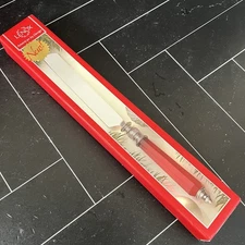 Lenox Holiday Jewel Cake Knife Red 14" America By Design NIB Made India