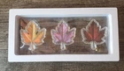 1.5 Grams Each, .999 Fine Silver Colorized Maple Leaves, 4.5 Grams Total Bullion