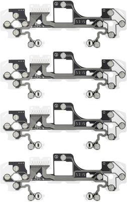 Leitfähige Ersatzfolie für PS5 Dualsense V3 Controller Reparatur Zubehör