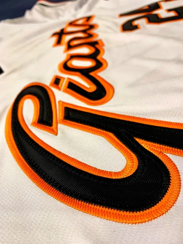 Camiseta deportiva blanca clásica Willie Mays de los Gigantes de San Francisco talla mediana para hombre Foto 3 de 4