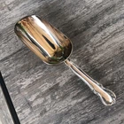 Towle Scoop Sterling handle- silver plated scoop 8 inches