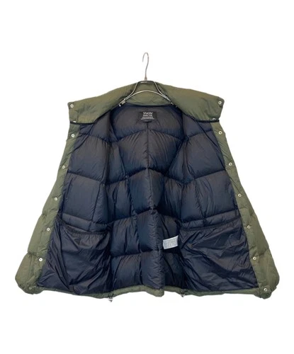 TAION Sports Down Bench Jacket -126WZXST Men's Size M Khaki image 5