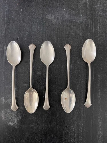 Qty 5 Towle Chippendale Sterling Spoon 130 Grams - 3.87 ozt