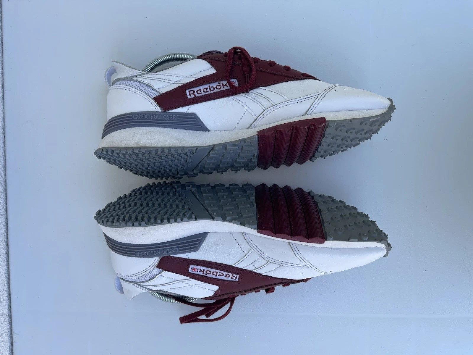 Sneakers Mountain Research x Reebok LX2200 bordeaux grigio rare Collab UK 8 EU 42
