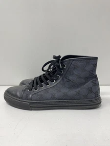 Chaussures montantes homme Gucci noir monogramme GG pointure 7