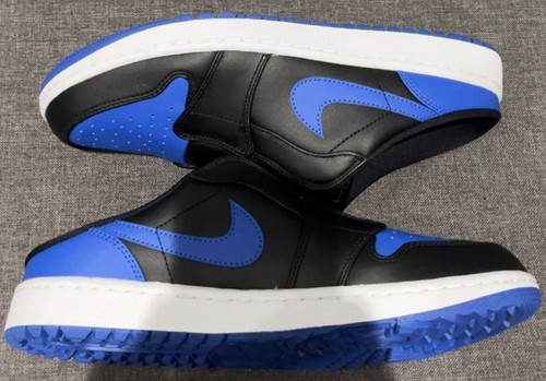 Nike Air Jordan 1 Mule - Scarpe da golf - Nero/Blu - FJ1214 002 - UK 8,5/EUR 43 - Foto 10 di 16