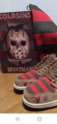 Super Rare Limited Edition Cold Sins Freddy vs Jason Sneakers Deadstock Size 12