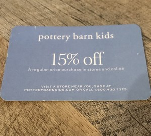 Pottery Barn Kids Coupon 15 Off Entire Purchase Exp 02 29 20