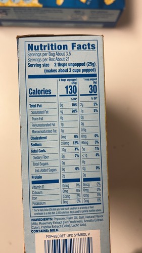 2 Pop Secret Microwave Popcorn, Double Butter, 3.2 Oz Sharing Bags, 6ct - Picture 2 of 2
