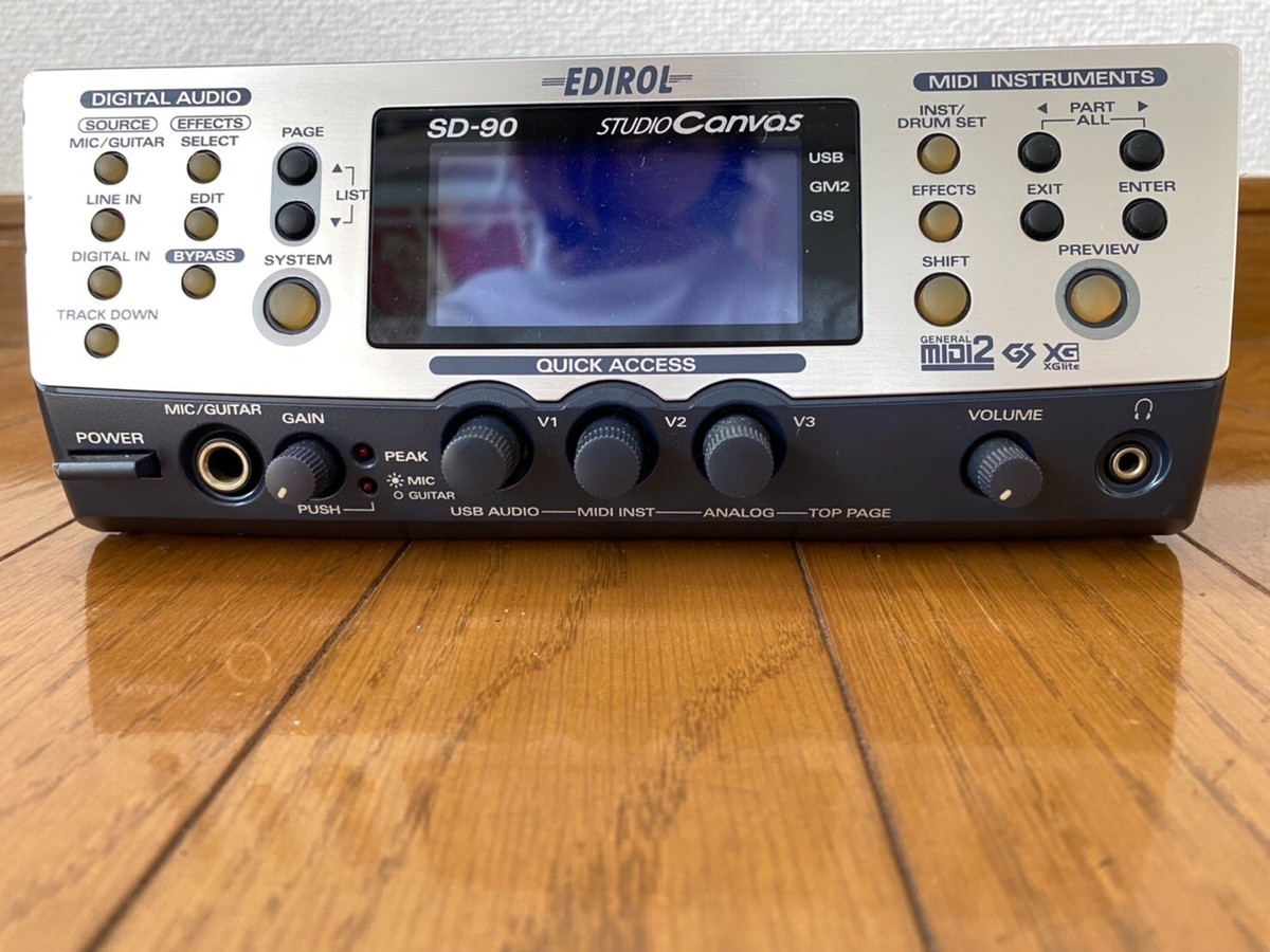 ROLAND EDIROL SD-90 STUDIO CANVAS 128-Voice Midi Sound ROLAND EDIROL SD-90 STUDIO CANVAS 128-Voice Midi Sound